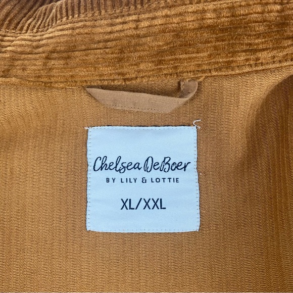Chelsea DeBoer by Lily & Lottie Corduroy Camel Shacket - Picture 4 of 9